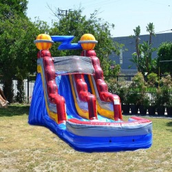 Optimized JCX WS15A 01 404827718 15ft Electric Water Slide