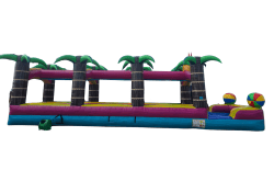 Tropical 2 Lane Slip 'N Slide
